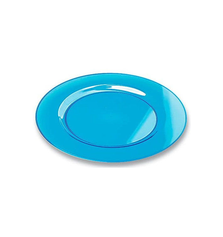 Plastové Talíř Kulatý Extra Tuhý Tyrkysová 26cm (90 Kousky) Plastové Talíř Kulatý Extra Tuhý Tyrkysová 26cm (90 Kousky)