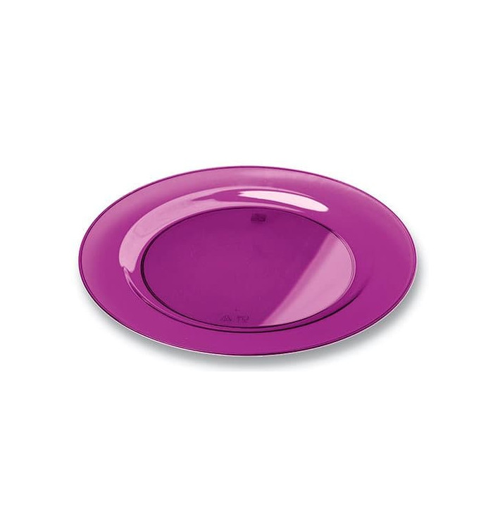 Plastové Talíř Kulatý Extra Tuhý Lilek 19cm (120 Kousky) Plastové Talíř Kulatý Extra Tuhý Lilek 19cm (120 Kousky)
