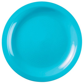 Plastové Talíř Plochá Tyrkysová Round PP Ø185mm (600 Kousky)
