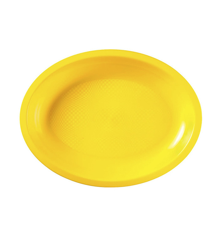 Podnos Oválný Žlutá Round PP 255x190mm (50 Kousky) Podnos Oválný Žlutá Round PP 255x190mm (50 Kousky)