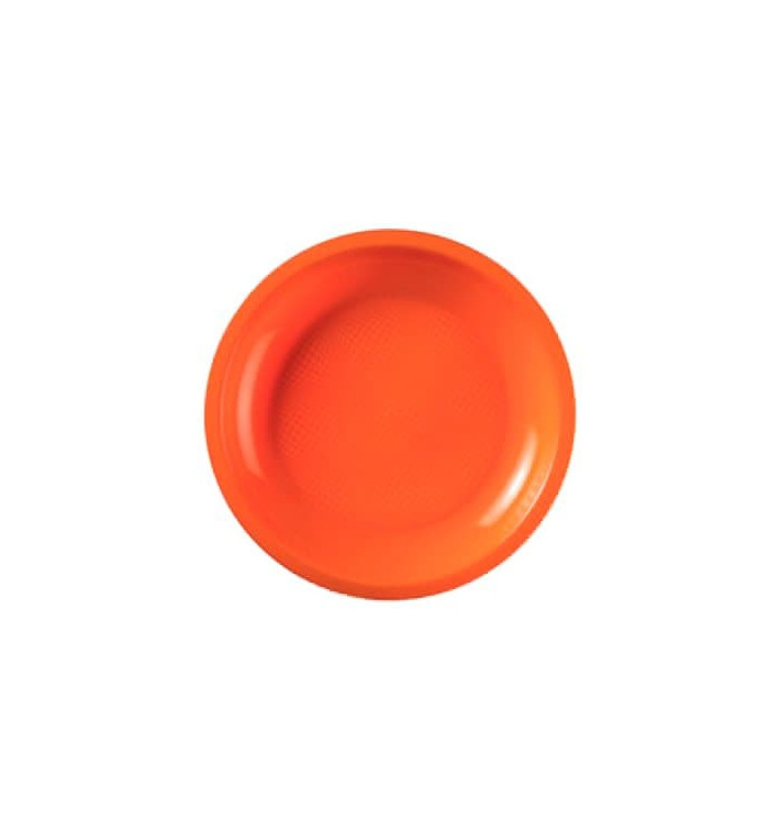 Plastové Talíř Plochá Oranžový Round PP Ø220mm (50 Kousky) Plastové Talíř Plochá Oranžový Round PP Ø220mm (50 Kousky)