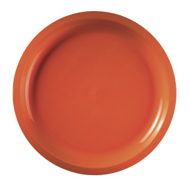 Plastové Talíř Oranžový Round PP Ø290mm (25 Kousky)