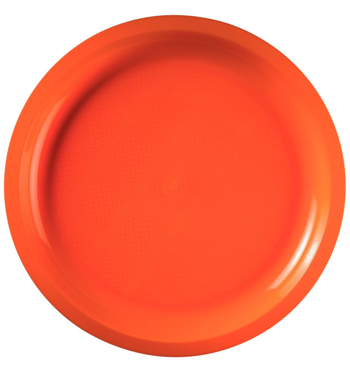Plastové Talíř Oranžový Round PP Ø290mm (300 Kousky) Plastové Talíř Oranžový Round PP Ø290mm (300 Kousky)