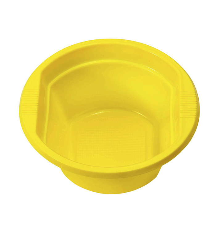 Plastové Misky PS Žlutá 250ml Ø12 Vrstvym (30 Kousky) Plastové Misky PS Žlutá 250ml Ø12 Vrstvym (30 Kousky)