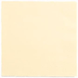 Papírové Ubrousky 2 Vrstvé 25x25cm Krémový (50 Kousky)