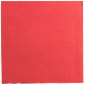 Papírové Ubrousky 2 Vrstvé 25x25cm 2 V Červená (2100 Kousky)