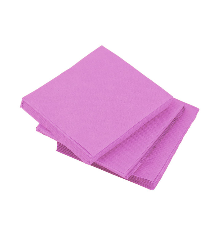 Papírové Ubrousky Mikrobod 20x20cm 2 Vrstvy Fuchsie (2400 Kousky) Papírové Ubrousky Mikrobod 20x20cm 2 Vrstvy Fuchsie (2400 Kousky)