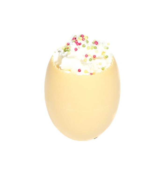 Mini Vejce pro Ochutnávky Slonová Kost PP 60ml (20 Kousky) Mini Vejce pro Ochutnávky Slonová Kost PP 60ml (20 Kousky)