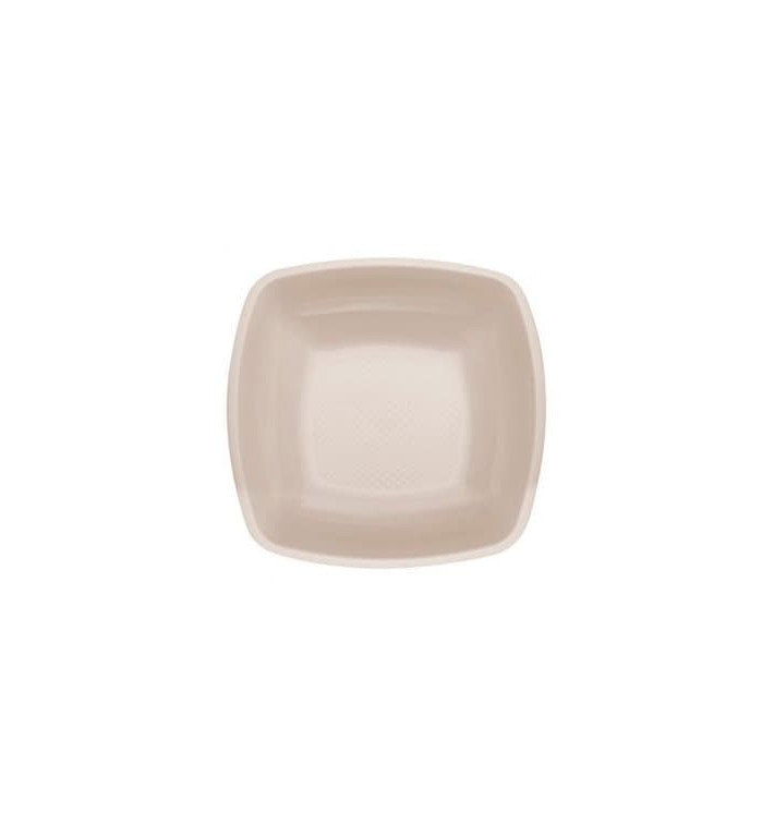 Plastové Talíř Hluboký Béžový Square PP 180mm (300 Kousky) Plastové Talíř Hluboký Béžový Square PP 180mm (300 Kousky)