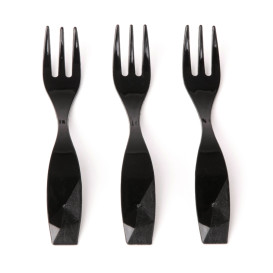 Mini Vidlička pro Ochutnávky " Charme " Černá 10cm (600 Kousky)
