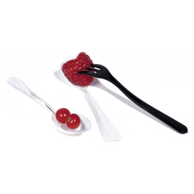 lžička pro Ochutnávky Průhledný Krabička 10cm (5000 Kousky)
