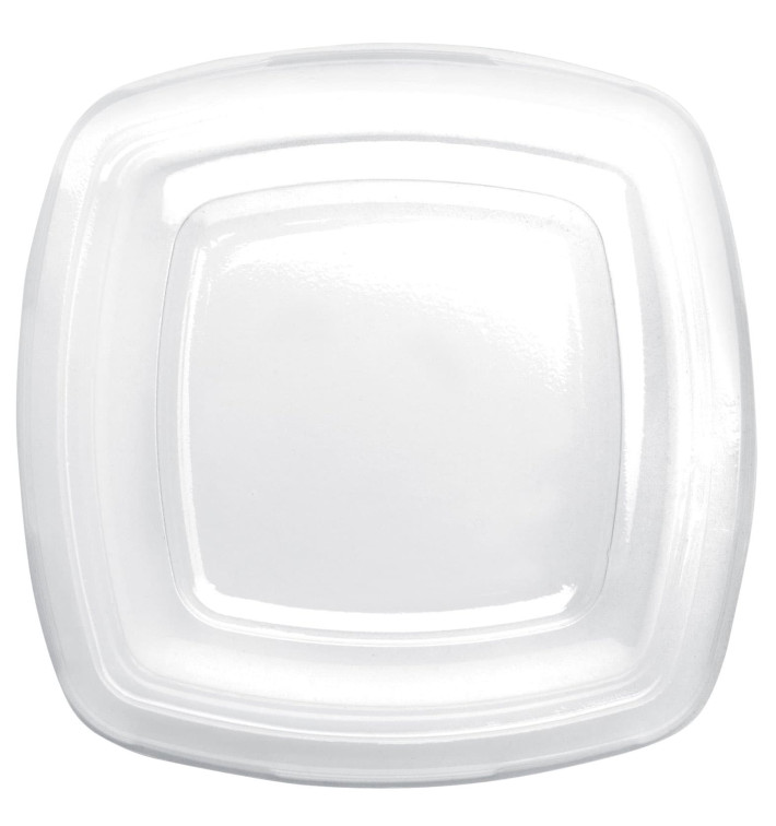 Plastové Víčko Průhledný na Talíř Square PET 180mm (25 Kousky) Plastové Víčko Průhledný na Talíř Square PET 180mm (25 Kousky)