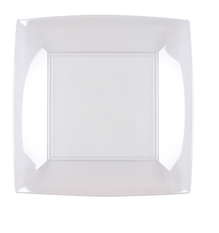 Plastové Talíř Plochá Průhledný Pěkný PS 230mm (25 Kousky) Plastové Talíř Plochá Průhledný Pěkný PS 230mm (25 Kousky)