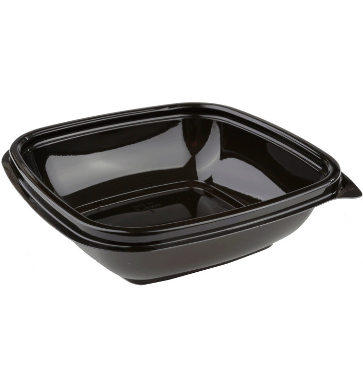 Plastové Misky Čtvercový Černá PET 250ml 125x125x40mm (50 Kousky) Plastové Misky Čtvercový Černá PET 250ml 125x125x40mm (50 Kousky)