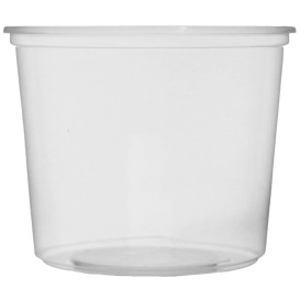 Plastová Miska Průhledný 400ml Ø10,5cm (100 Kousky)