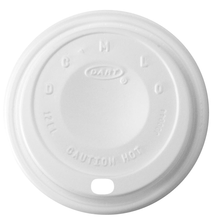 Plastové Víčko PS " Cappuccino " Bílá Ø8,9cm (100 Kousky) Plastové Víčko PS " Cappuccino " Bílá Ø8,9cm (100 Kousky)