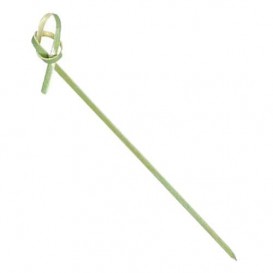 Bambusové Špejle " Mašlí " Zelený Přírodní 180mm (200 Kousky)