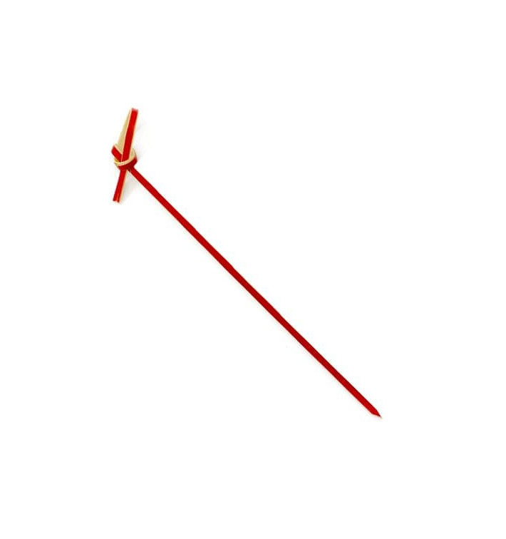 Bambusové Špejle " Mašlí " Červené 180mm (5000 Kousky) Bambusové Špejle " Mašlí " Červené 180mm (5000 Kousky)