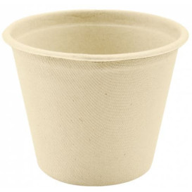 Miska z Cukrové Třtiny Přírodní Ø95mm 425ml (50 Kousky)