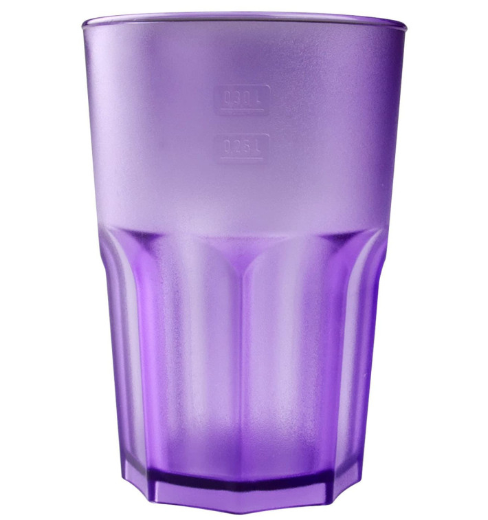 Kelímek Opakovaně Použitelné SAN Frost Šeřík 400 ml (5 Kousky) Kelímek Opakovaně Použitelné SAN Frost Šeřík 400 ml (5 Kousky)