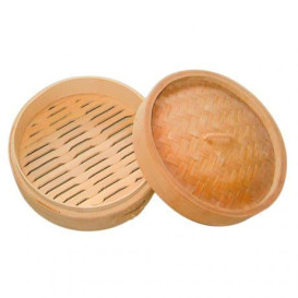 Parní Hrnce Bambusové Maxi Ø20x6cm (32 Kousky)