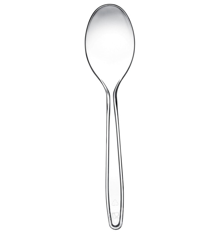 Plastová lžíce Easy PS Průhledný 175mm (1500 Kousky) Plastová lžíce Easy PS Průhledný 175mm (1500 Kousky)