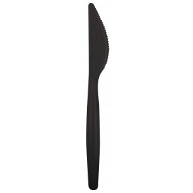 Plastový Nůž Easy PS Černá 185mm (500 Kousky)