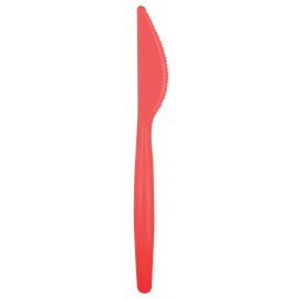 Plastový Nůž Easy PS Červené 185mm (500 Kousky)