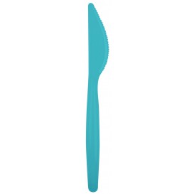 Plastový Nůž Easy PS Tyrkysová 185mm (20 Kousky)