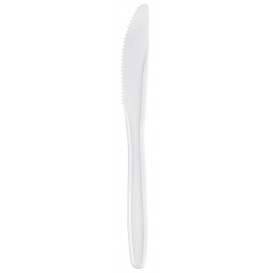 Plastový Nůž Easy PP Bílý 175mm (1500 Kousky)
