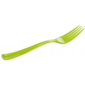Plastová Vidlička Premium Zelený 190mm (180 Kousky)