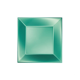 Plastové Talíř Plochá Zelený Pěkný Pearl PP 180mm (25 Kousky)