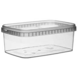 Obaly Plastové a Víčko s Integrovaným Víčkem 1200ml 192x126mm (13 Kousky)