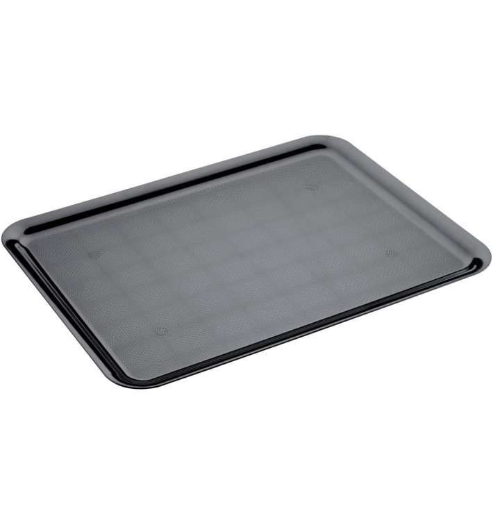 Podnos Plastový Tray Černá 37x50cm (4 Kousky) Podnos Plastový Tray Černá 37x50cm (4 Kousky)