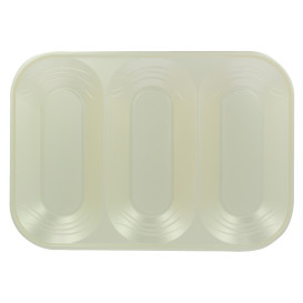 Podnos Plastový PP " X-Table " 3 Vrstvami Perla 330x230mm (30 Kousky)