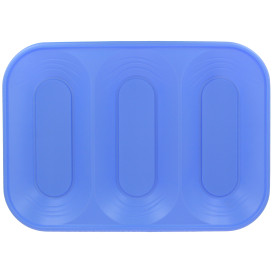 Podnos Plastový PP " X-Table " 3 Vrstvami Fialový 330x230mm (2 Kousky)