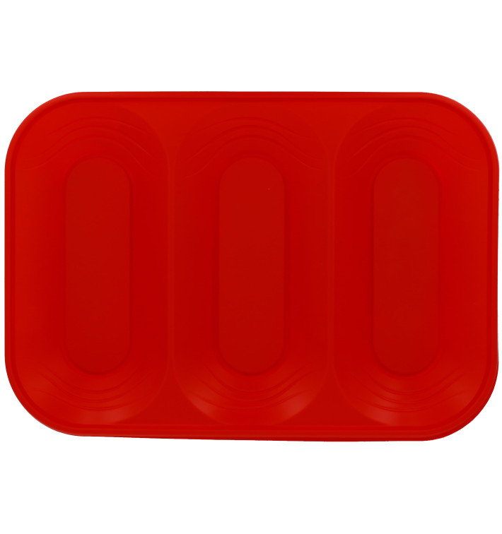 Podnos Plastový PP " X-Table " 3 Vrstvami Červené 330x230mm (30 Kousky) Podnos Plastový PP " X-Table " 3 Vrstvami Červené 330x230mm (30 Kousky)