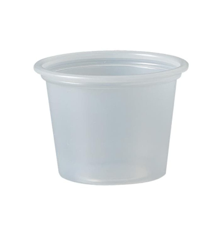 Misk na Omáčky PS Čirý 30ml Ø4,8cm (5000 Kousky) Misk na Omáčky PS Čirý 30ml Ø4,8cm (5000 Kousky)