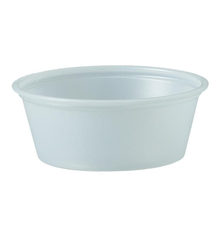 Misk na Omáčky PS Čirý 44ml Ø6,6cm (2500 Kousky) Misk na Omáčky PS Čirý 44ml Ø6,6cm (2500 Kousky)
