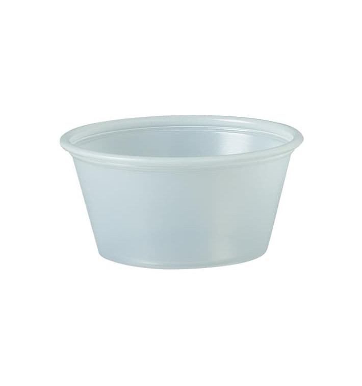 Misk na Omáčky PS Čirý 60ml Ø6,6cm (250 Kousky) Misk na Omáčky PS Čirý 60ml Ø6,6cm (250 Kousky)