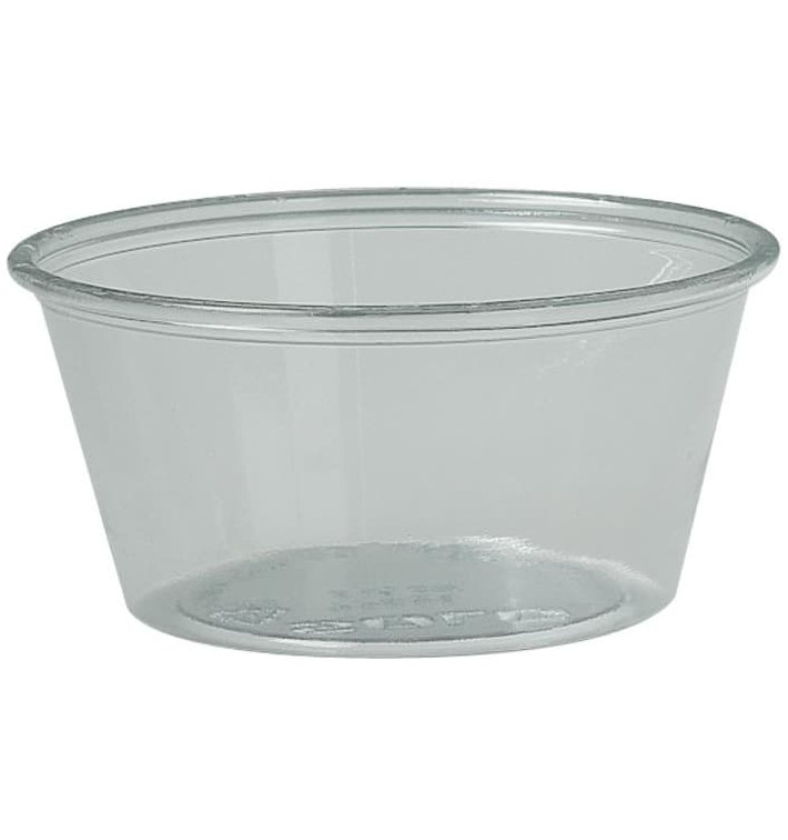 Misk na Omáčky PET Krystal 100ml Ø7,3cm (250 Kousky) Misk na Omáčky PET Krystal 100ml Ø7,3cm (250 Kousky)