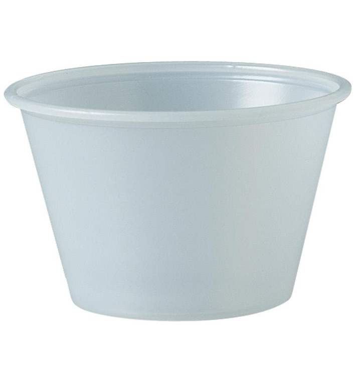 Misk na Omáčky PS Čirý 120ml Ø7,3cm (2500 Kousky) Misk na Omáčky PS Čirý 120ml Ø7,3cm (2500 Kousky)