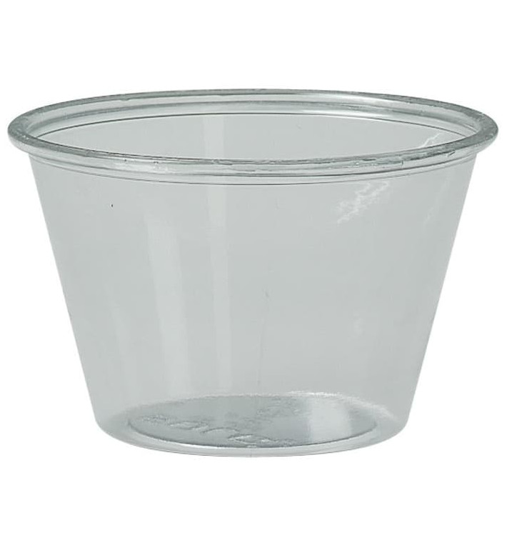 Misk na Omáčky PET Krystal 120ml Ø7,3cm (2500 Kousky) Misk na Omáčky PET Krystal 120ml Ø7,3cm (2500 Kousky)