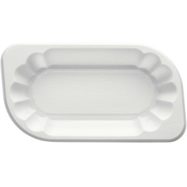Podnos Plastový PS Bílá 175x95x30mm 250ml (250 Kousky)