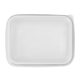 Plastové Víčko Průhledný na Podnos 127x91x42mm (1000 Kousky)