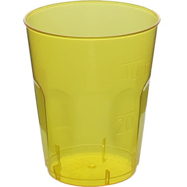 Plastové Kelímek " Diamant " PS Krystal Žlutá 50ml (20 Kousky)