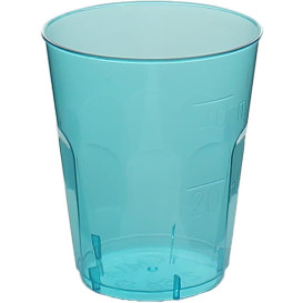 Plastové Kelímky na Alkohol " Diamant " PS Krystal Modrý 50ml (20 Kousky)