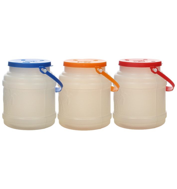 Karafa Průsvitný s Ouškem a Víčko 500 ml (100 Kousky) Karafa Průsvitný s Ouškem a Víčko 500 ml (100 Kousky)