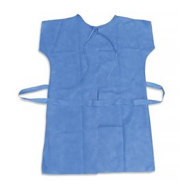 Šaty pro Pacienty z Netkané Textilie RX Modrý XL (10 Kousky)