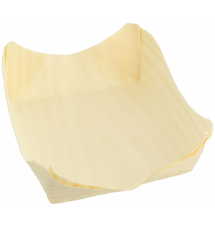 Podnos Borové Dřevo 100x100x35mm (100 Kousky) Podnos Borové Dřevo 100x100x35mm (100 Kousky)
